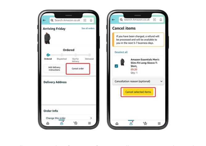 How To Cancel Amazon Order